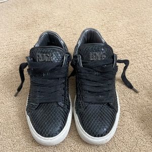 Zadig & Voltaire Black Leather Sneakers